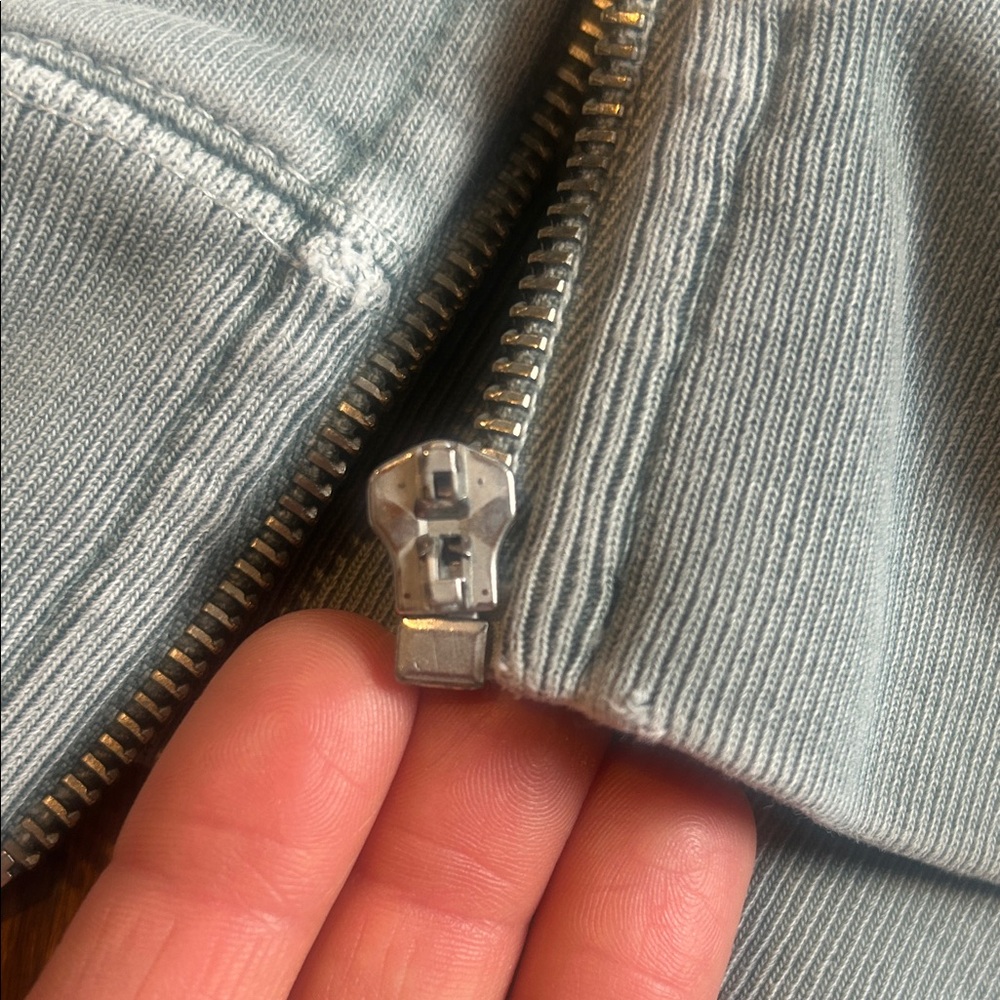 Brandy Melville Light Blue Hoodie - Picture 3 of 4